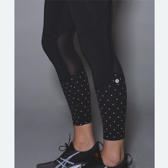 Lululemon Women Running tights Leggings Lot of 2 Sz 4 Reflective Inseam: 24 + 20 - Picture 2 of 16